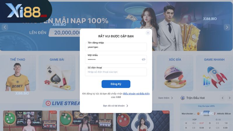 Hướng dẫn đăng ký Xi88 dễ dàng nhất cho người chơi